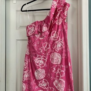 Lilly Pulitzer Womens One-Shoulder Dress